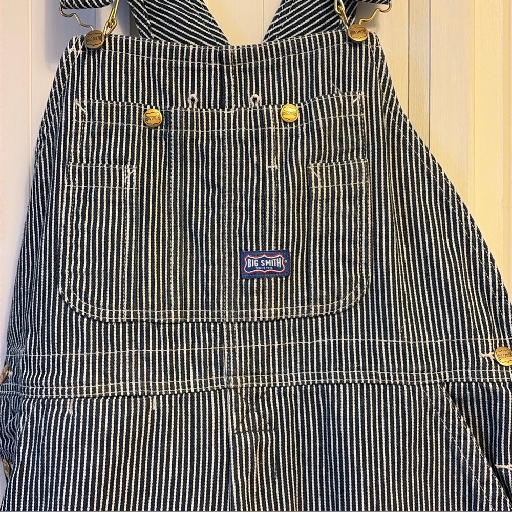Vintage Big Smith Bib Overalls Railroad 36x30